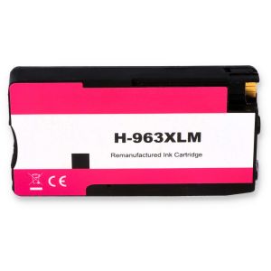 Cartridge HP 963 XL, 3JA28AE, purpurová (magenta), alternatívny