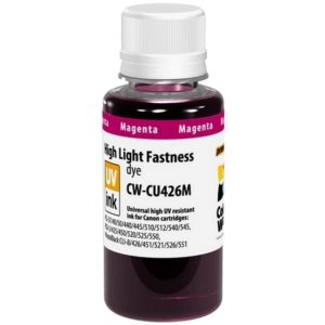 Atrament pre kazetu Canon CL-513M, dye, odolný voči UV, purpurová (magenta)