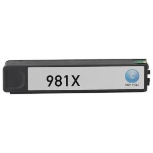 Cartridge HP 981X, L0R09A, azúrová (cyan), alternatívny