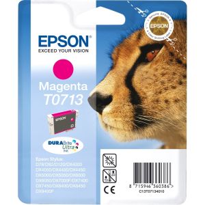 Cartridge Epson T0713, purpurová (magenta), originál