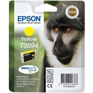 Cartridge Epson T0894, žltá (yellow), originál