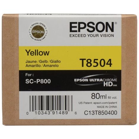 Cartridge Epson T8504, žltá (yellow), originál