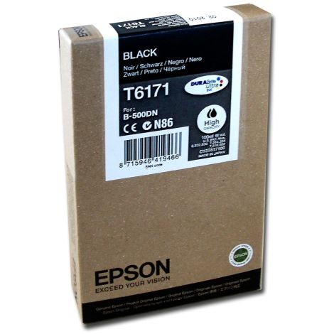 Cartridge Epson T6171, čierna (black), originál
